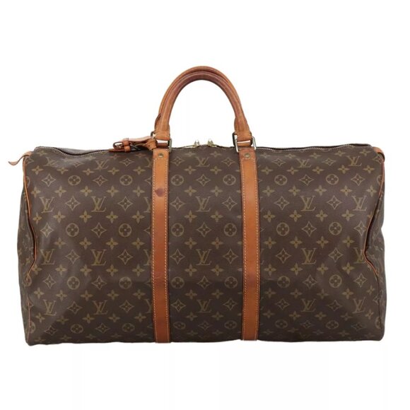 LOUIS VUITTON Monogram Keepall 55 Boston Bag - Picture 4 of 16